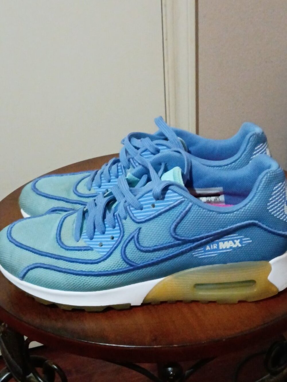 Nike Air Max 90 Ultra 2.0 BR Breathe 917523-400 Women's Size US 7.5 Blue - Picture 9 of 13